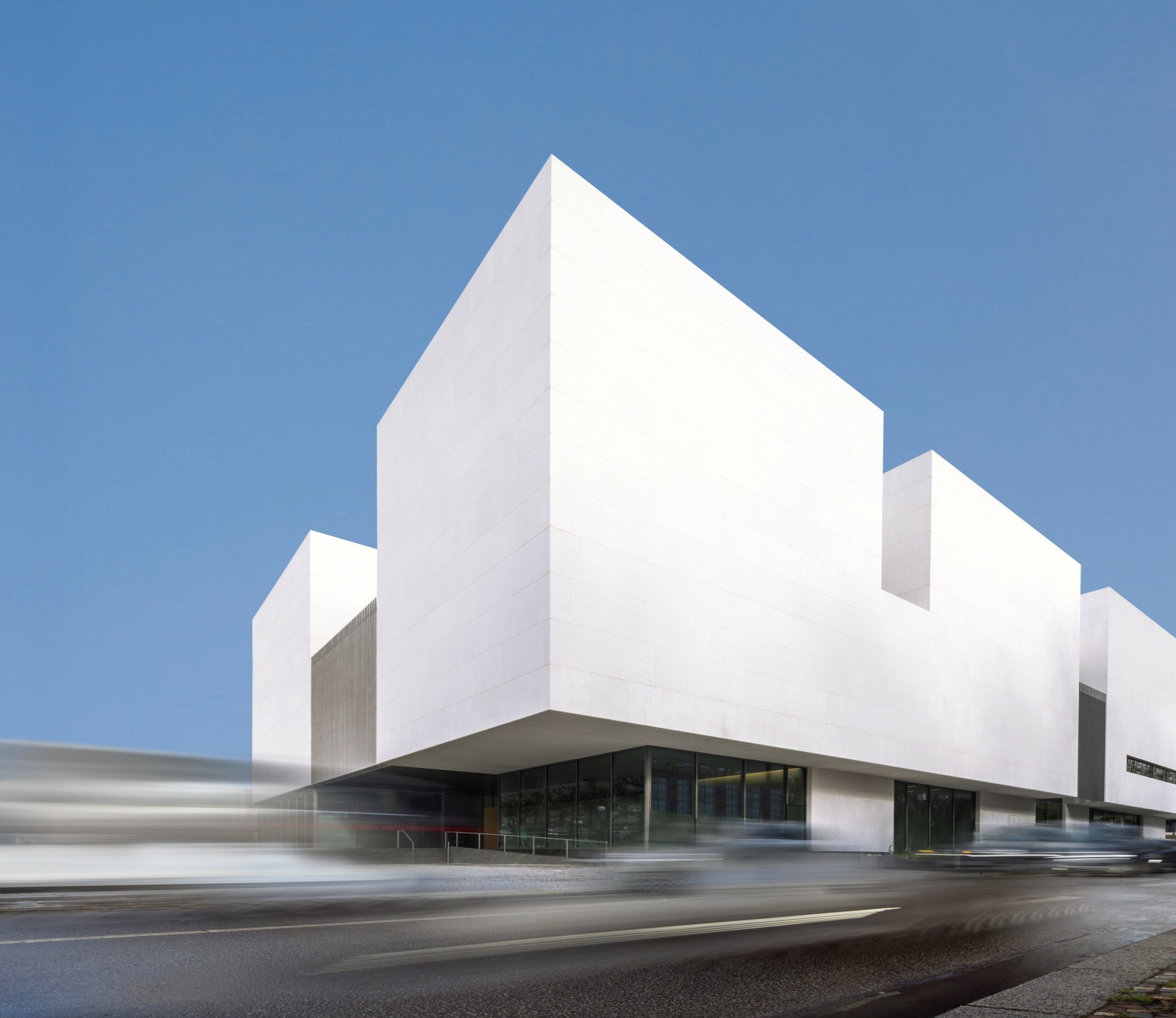 Fassade aus Bethel White Granit